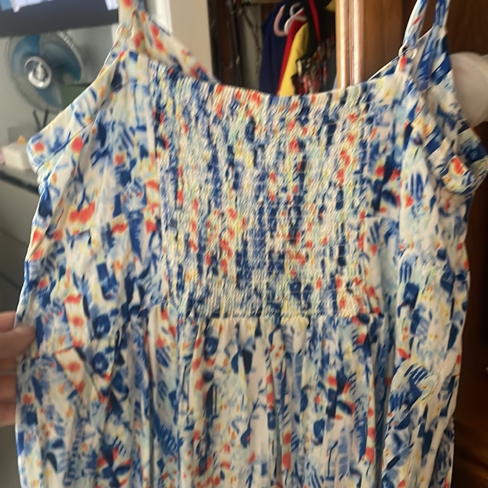 Express summer spaghetti straps dress L sz6-8 - Picture 4 of 5